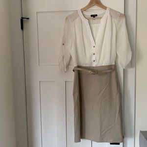 Le Chateau Belted Dress